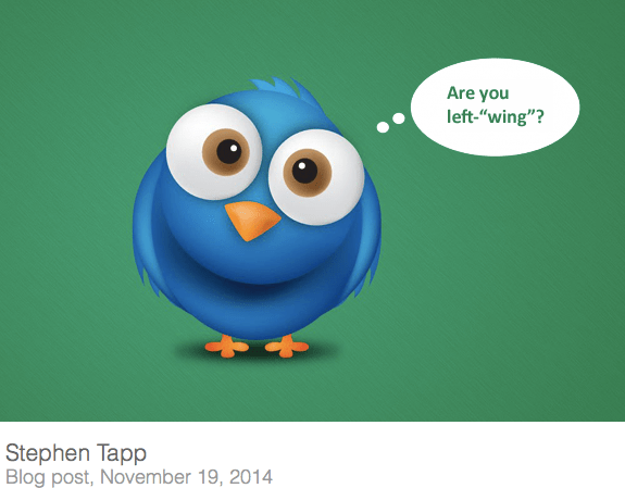 Stephen Tapp Institute for Research on Public Policy What Twitter can tell us about Think Tank Ideology